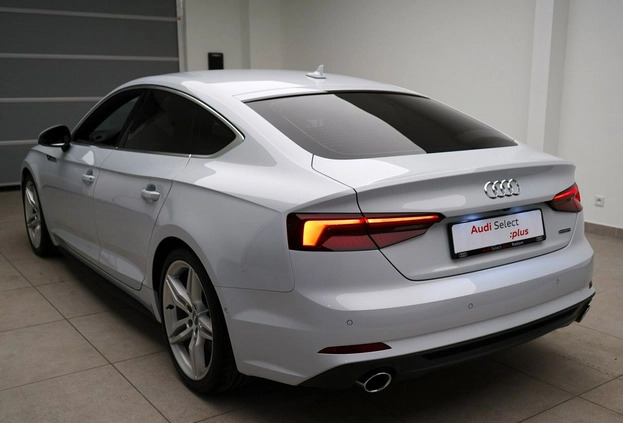 Audi A5 cena 189850 przebieg: 109307, rok produkcji 2019 z Stawiski małe 781